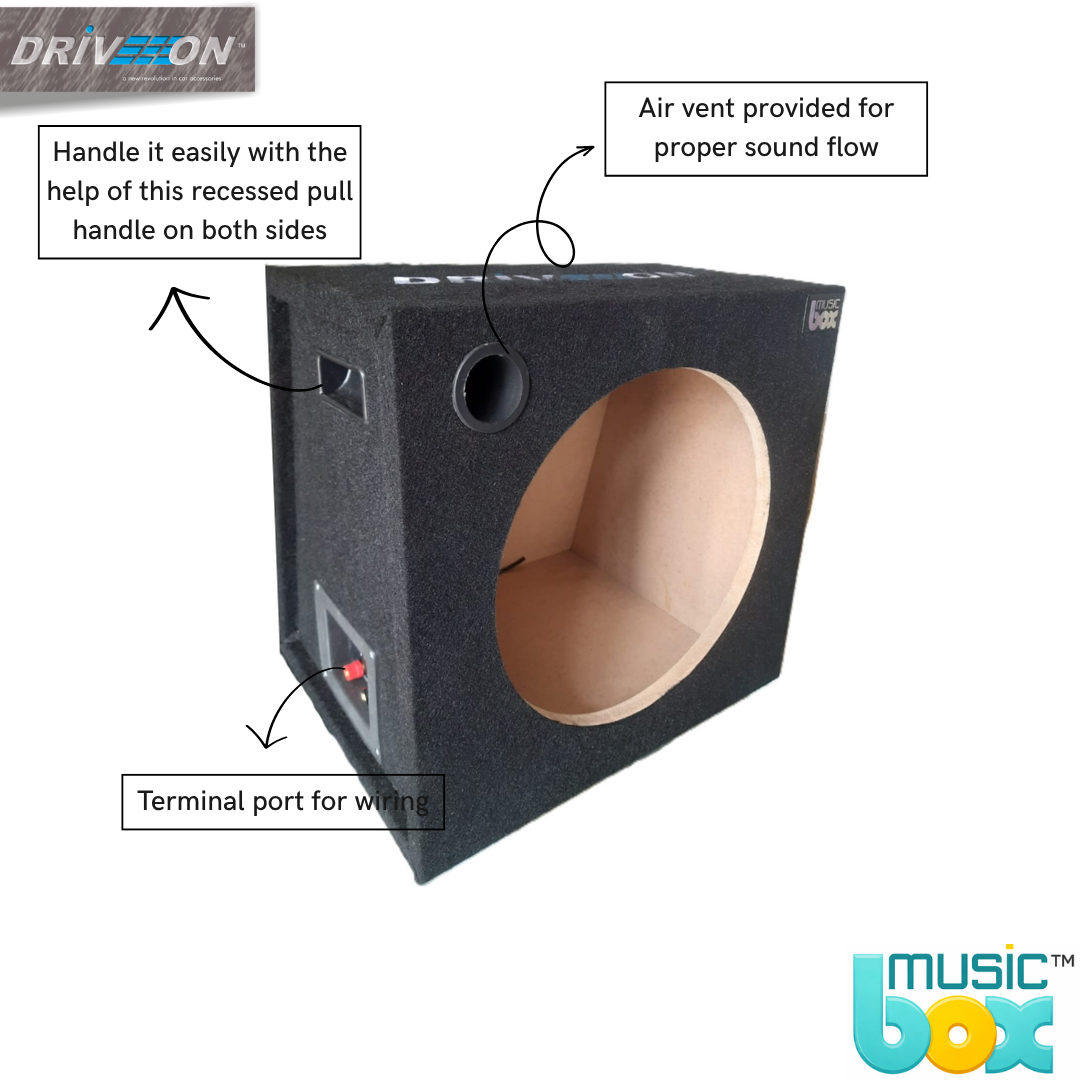 Music Box 12 inch woofer box with 16