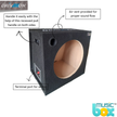 Music Box 12 inch woofer box with 16