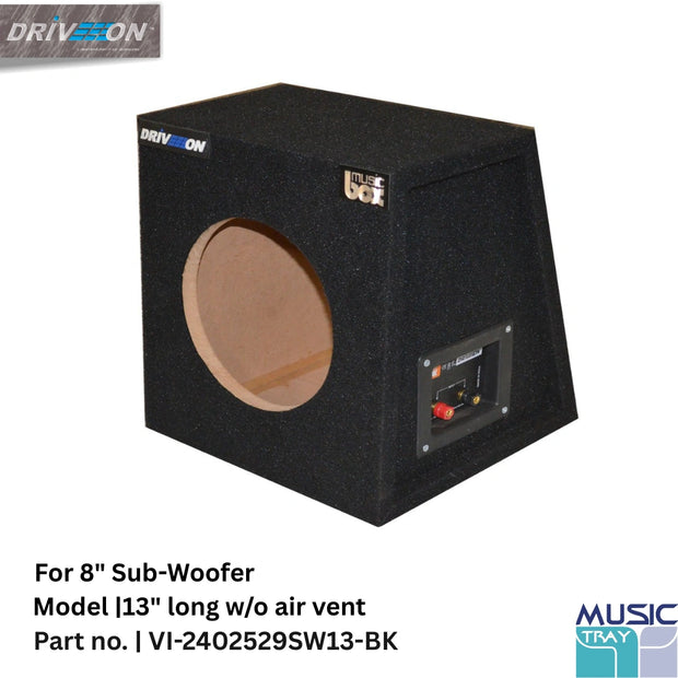 Music Box 8" inch woofer box with 13" inch length universal type