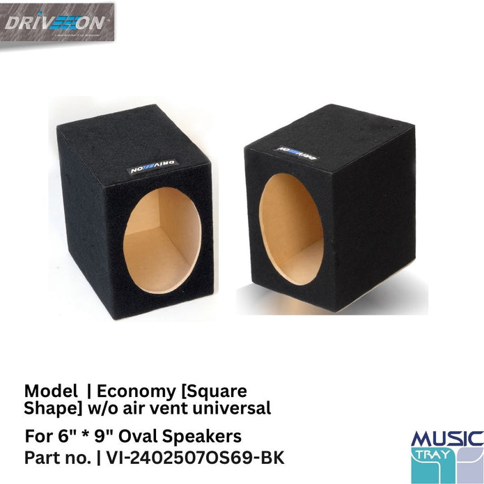 Music Box 6 x 9 oval speaker box (economy square shape ) universal type