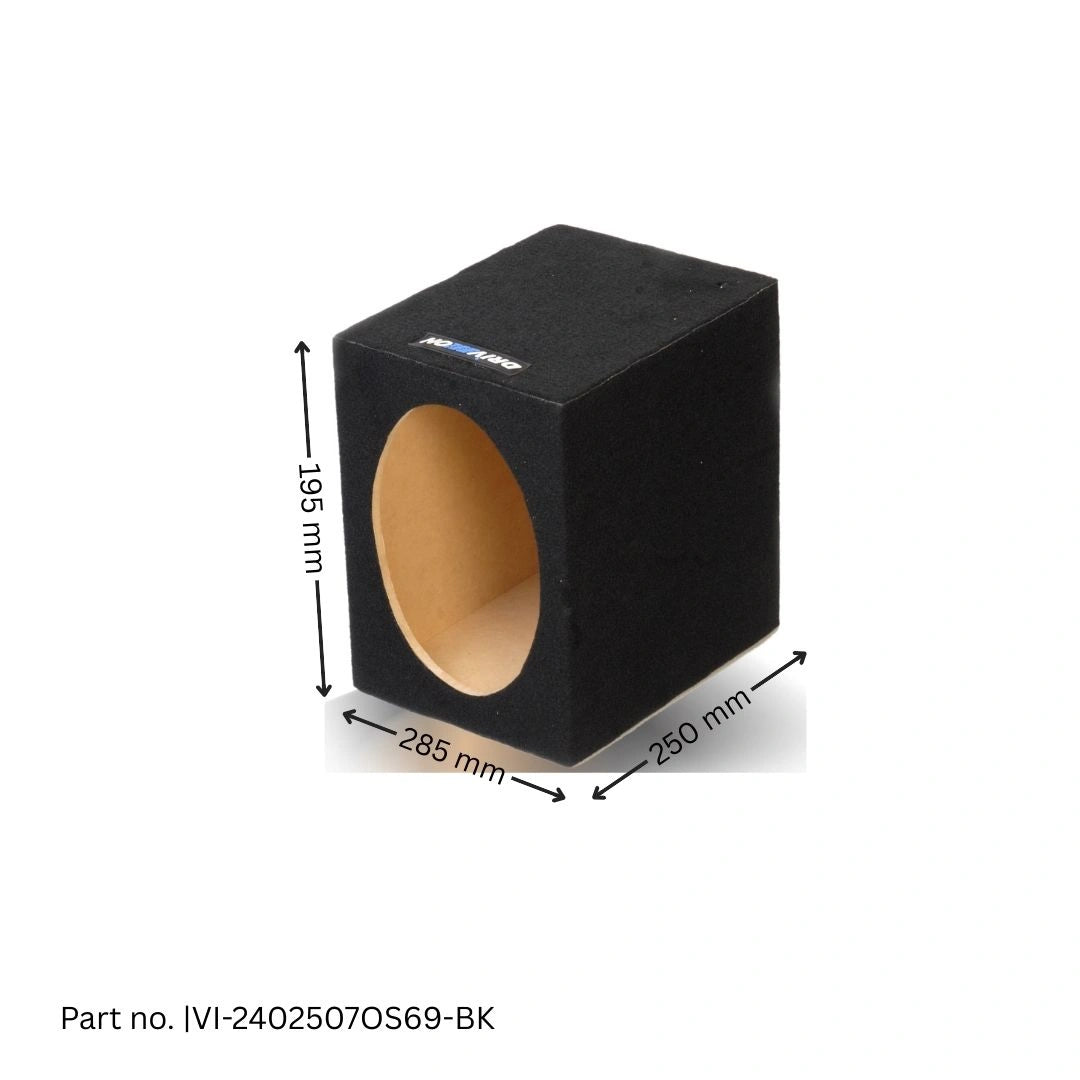 Music Box 6 x 9 oval speaker box (economy square shape ) universal type