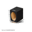 Music Box 6 x 9 oval speaker box (economy square shape ) universal type