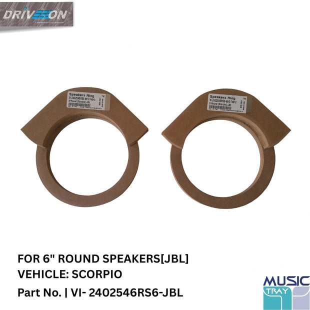 6" round speaker ring mounting for JBL speakers compatible for Scorpio