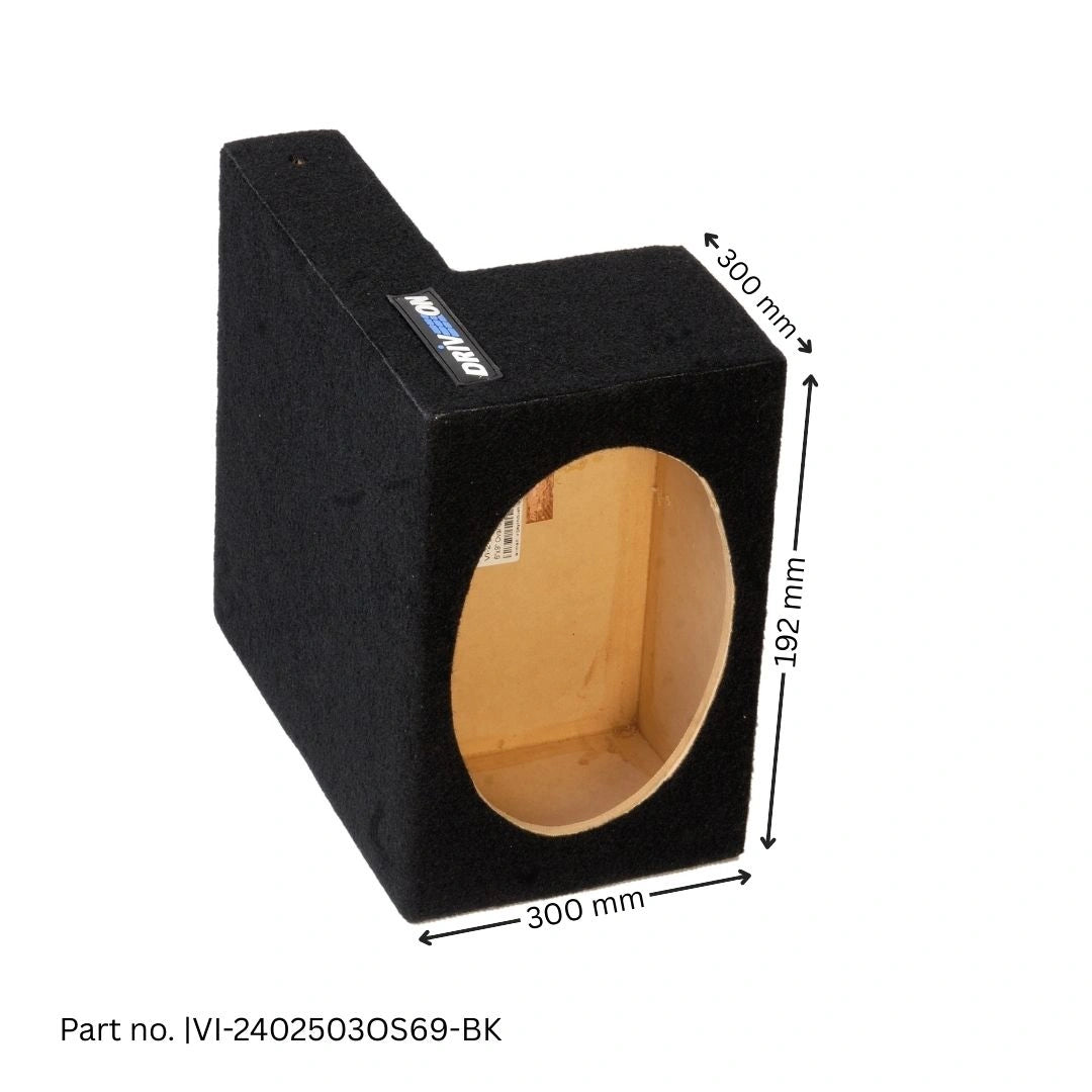 6 x 9 oval speaker box 'L' shape especially for bolero