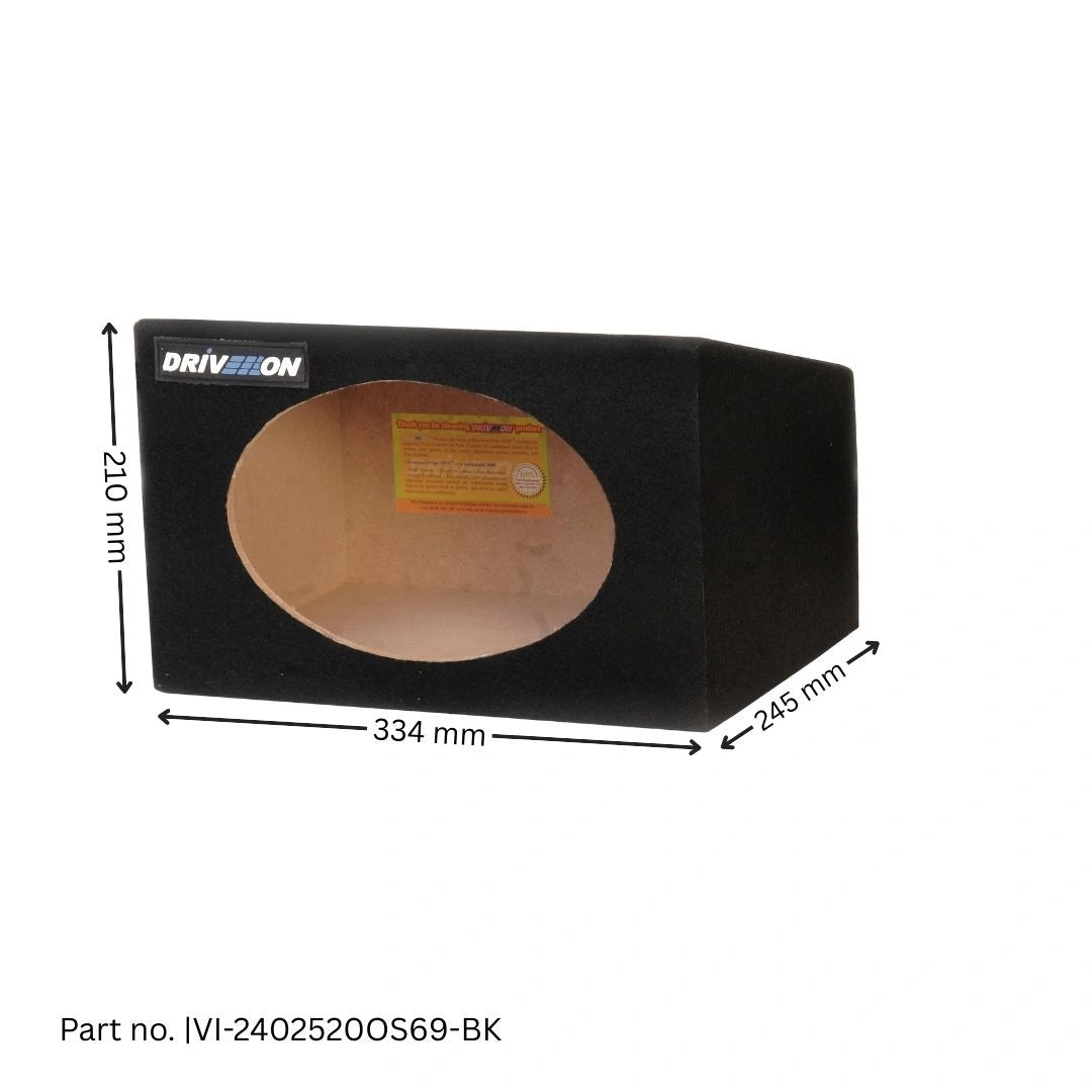 Music Box 6 x 9 oval speaker box especially for scorpio