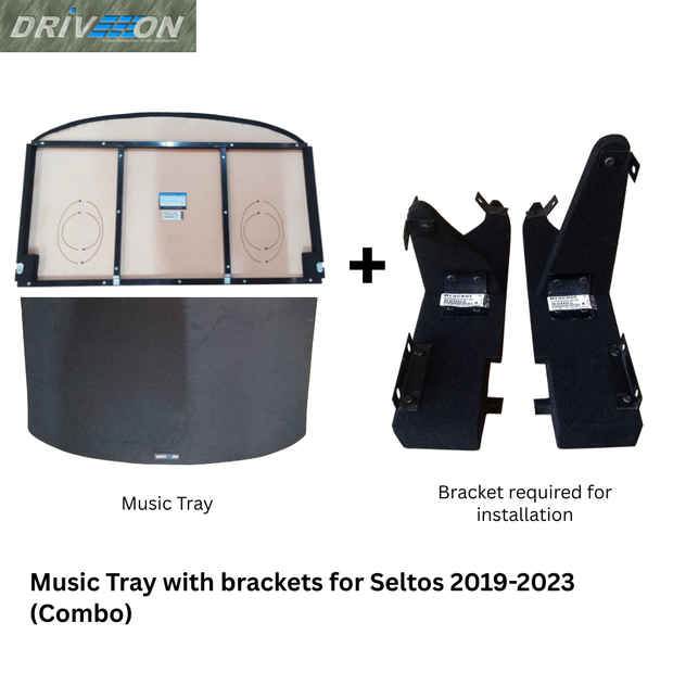 DRIVEON Music Tray + Bracket Combo — Kia Seltos 2019