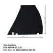 Side brackets for Alto K-10 (LXI)