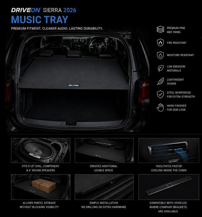 Music tray for Sierra 2026