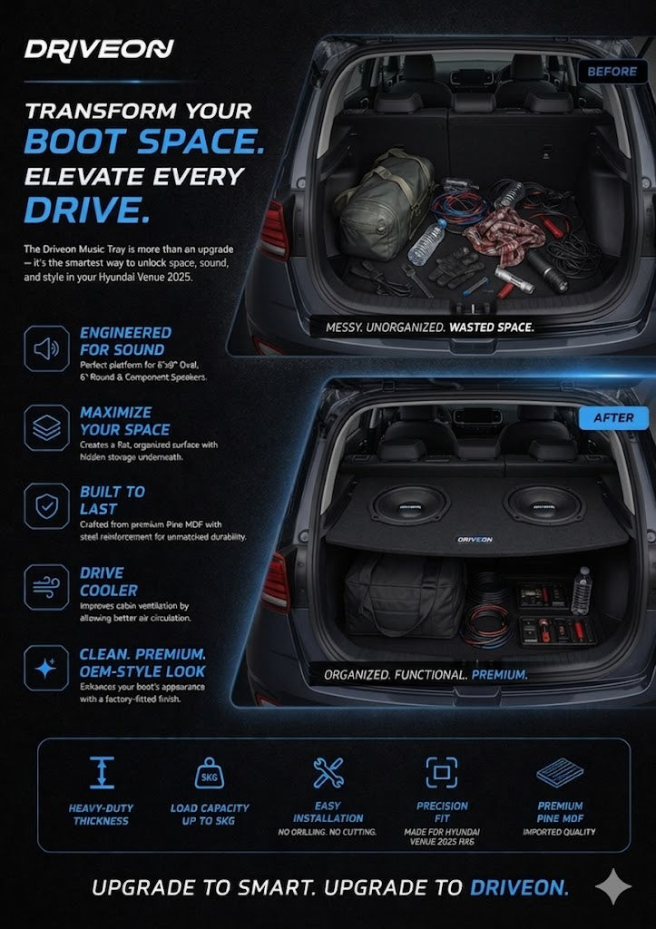 Music tray for Venue 2025 (HX6 to 10)
