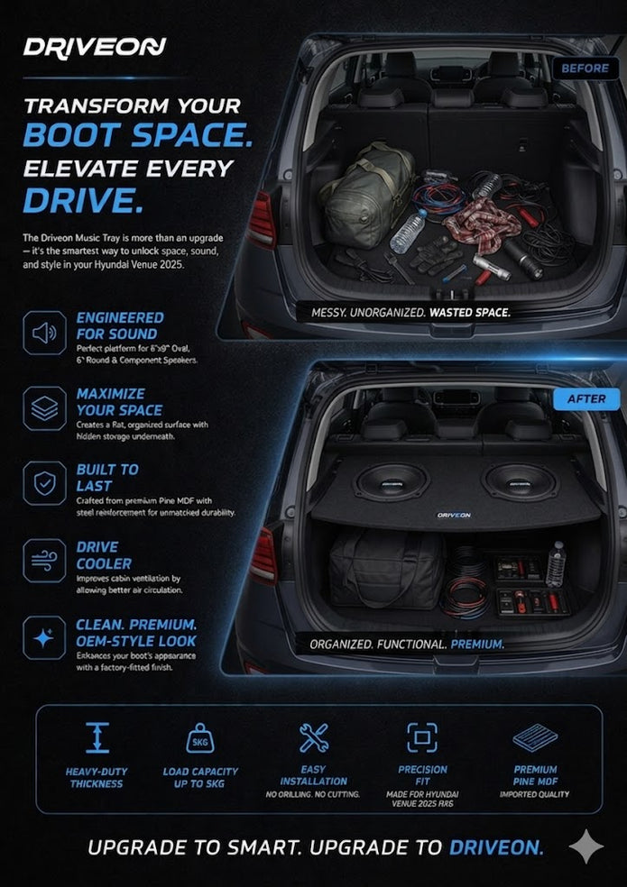 Music tray for Venue 2025 (HX6 to 10)