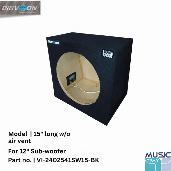 Music Box 12"inch woofer box with 15" inch length universal type
